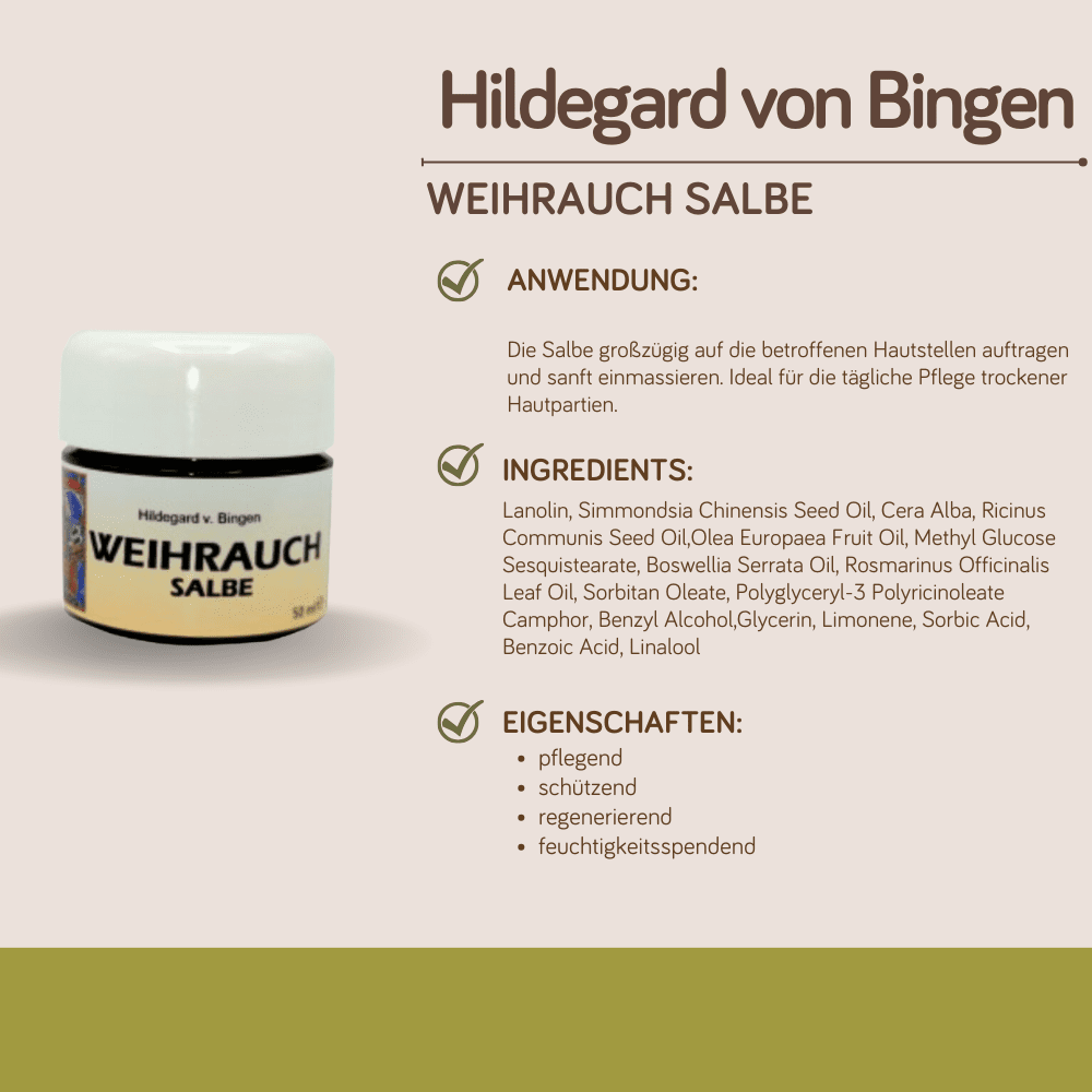 Bild von Weihrauch Salbe 50ml, nach Hildegard